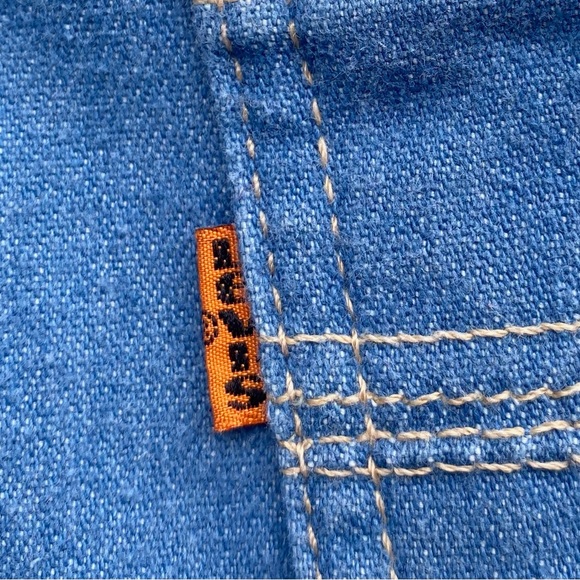 Vintage Levis 530 Orange Tab Skosh Jeans USA Made Mens Size 37x28 - Picture 8 of 9